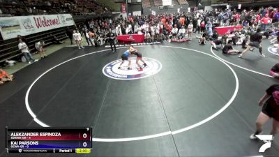 102 lbs Placement - Alekzander Espinoza, SDIKWA-GR vs Kai Parsons, OCWA-GR