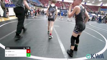 58 lbs Round Of 16 - Beckam Kolar, Team Nomad vs Wake Johnson, Comanche Takedown Club