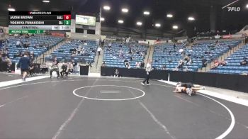141 lbs Semifinal - Yoshiya Funakoshi, Embry-Riddle (Ariz.) vs Jazen Brown, Baker (Kan.)