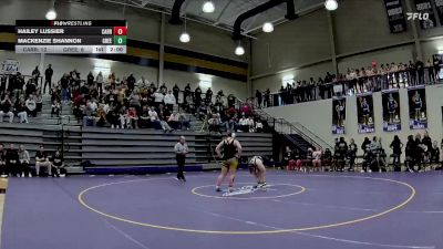 235 lbs Placement Matches (8 Team) - Hailey Lussier, Carrollton vs Mackenzie Shannon, Greenbrier