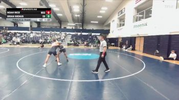 157 lbs Finals (2 Team) - Noah Rice, Messiah vs Brian Bienus, Ithaca
