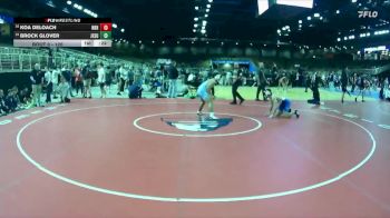 120 lbs Cons. Round 5 - Koa DeLoach, North Bay Haven vs Brock Glover, Jesuit