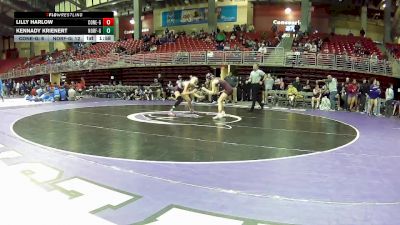 105 lbs Round 2 (6 Team) - Lilly Harlow, Conestoga vs Kennady Krienert, Norfolk