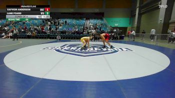 174 lbs Consi Of 4 - Xayvion Anderson, UNATT-Grand View vs Lane Foard, Wyoming