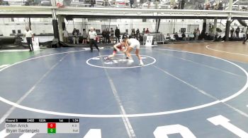 120A lbs Rr Rnd 1 - Dillon Arrick, K D Trained / Arlington vs Bryan Santangelo, Bullis School