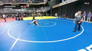 5A 150 lbs Champ. Round 1 - Marcus Perales, Mission Sharyland Pioneer vs Landin Evans, Azle