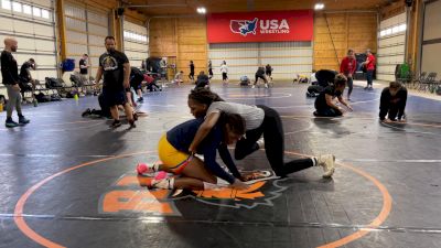 Dymond Guilford & Precious Bell Sparring