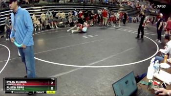 112 lbs Quarterfinals (8 Team) - Rylan Kujawa, Minnesota Gold vs Rustin Fipps, Oklahoma Elite