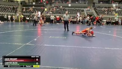 80 lbs Cons. Round 4 - Carter Buck, Immortal Athletics WC vs Jack DeHart, Nebraska Wrestling Academy