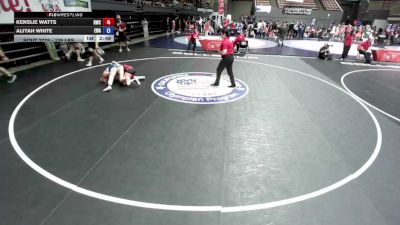 125 lbs Champ. Rd Of 16 - Kenslie Watts, Reign Wrestling Club vs Aliyah White, Esteem Wrestling Academy
