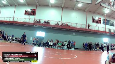 144 lbs Cons. Round 5 - Elden Fredenburg, Central Indiana Academy Of Wrestling vs Aiden Hutchison, Contenders Wrestling Academy