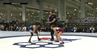 Semis - Jaclyn Bouzakis, Wyoming Seminary College Preparatory High School Wrestling vs Justice Gutierrez, Pomona Wrestling Club Colorado