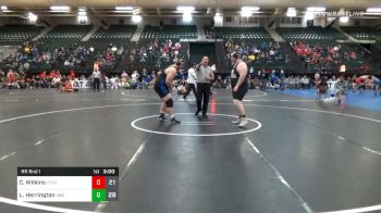 285 lbs Prelims - Cooper Wilkins, York College vs Lee Herrington, Nebraska-Kearney Reserve