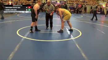 7th Place Match - Brayden Fooce SE3, West Jefferson Roughriders vs Zaine Love SE4, Ascent Wrestling Club