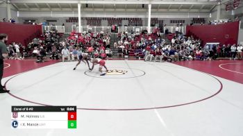 120 lbs Consi Of 8 #2 - Michael Holmes, Saint James School vs Xavier Mance, The Lovett School