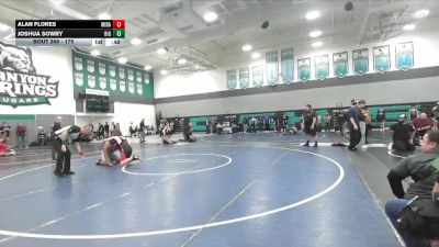 175 lbs Cons. Round 2 - Alan Flores, Desert Mirage vs Joshua Sowry, Big Bear