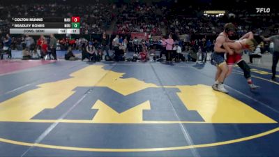 6A 190 lbs Cons. Semi - Colton Munns, Madison vs Bradley Bones, Meridian