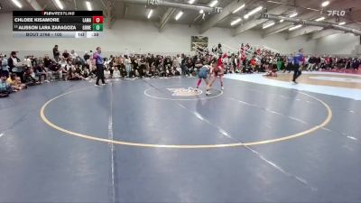 105 lbs Cons. Round 5 - Alisson Lara Zaragoza, Greeley West vs Chloee Kisamore, Lamar