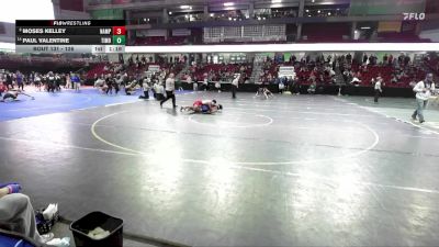 126 lbs Champ. Round 2 - Moses Kelley, Nampa vs Paul Valentine, Timberline