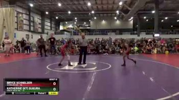 85 lbs Round 2 (8 Team) - Katherine (KT) Sukura, GREAT NECK WC vs Bryce Schnelzer, SCANLAN WA