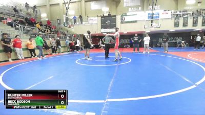 190 lbs Champ. Round 2 - Beck Bodson, Van Buren vs Hunter Miller, East Central