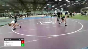 98 lbs Round Of 16 - Nathan Sayers, Doughboy vs Riley Carlucci, New England Gold
