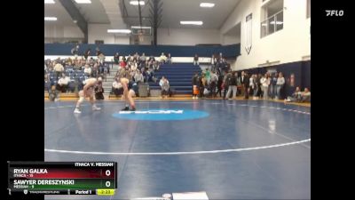 197 lbs Finals (2 Team) - Ryan Galka, Ithaca vs Sawyer Dereszynski, Messiah