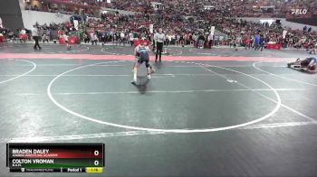 130 lbs Cons. Round 3 - Colton Vroman, B.A.M. vs Braden Daley, Askren Wrestling Academy