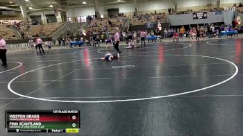 75 lbs 1st Place Match - Weston Gragg, Vikings Wrestling Club vs Finn Scantland, Cookeville Wrestling Club