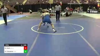 102 lbs Consi Of 16 #1 - Brandon Clark, Mohave Wrestling Club vs Nicholas Crousore, PEAK Wrestling