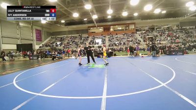 57 kg Cons. Rd Of 32 - Claire Ballard, Eastern Carolina Wrestling Academy vs Caitlin Reiter, St. Charles Regional Training Center