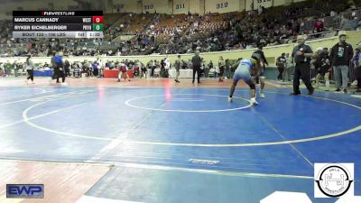 108 lbs Round Of 32 - Marcus Cannady, Westmoore Wresting vs Ryker Eichelberger, Pryor Tigers Wrestling