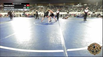 155 lbs Round Of 32 - Taige Beasley, Elgin Wrestling vs Nikolas Meek, D3 Wrestling Cluib