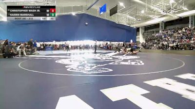 215 lbs 3rd Place Match - Kaiden Marshall, Washburn Rural vs Christopher Wash Jr., Mill Valley