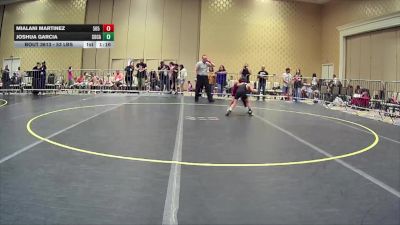 53 lbs Round Of 16 - Mialani Martinez, 505 Wc vs Joshua Garcia, Socal Grappling