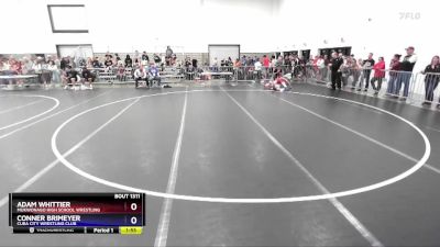 144 lbs Cons. Round 2 - Adam Whittier, Mukwonago High School Wrestling vs Conner Brimeyer, Cuba City Wrestling Club