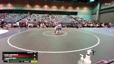 157 lbs Cons. Round 4 - Connor Bell, Vanden vs Kash Hendrick, South Tahoe