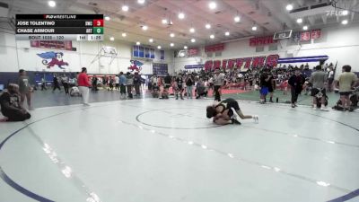120 lbs Round 1 - Chase Armour, Silverback WC vs Jose Tolentino, Silverback Wrestling Club