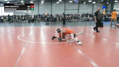 72 lbs Round 5 (3pm Friday) - Vinny Brascetta, Mile High vs Karson Waag, Oklahoma Elite