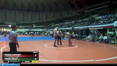 197 lbs Round 2 (3 Team) - Mauro Pellot, Alvernia University vs Patrick Mahaney, Camden County College