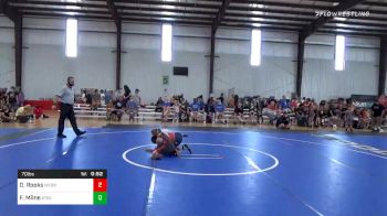 70 lbs Consolation - Dagger Rooks, Webb City Youth vs Frankie Milne, Steel Valley Renegades