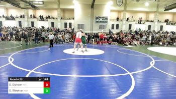 215 lbs Round Of 32 - Dylan Dickson, North Attleborough vs Dave Sheehan, Marshfield