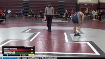 JV-40 lbs Quarterfinal - Colin Miller, Xavier, Cedar Rapids vs Wyatt Kissling, Alburnett