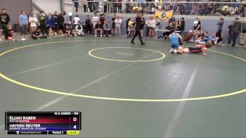 165 lbs Semifinal - Hayden Reuter, Interior Grappling Academy vs Elijah Raben, Mat-Su Matmen