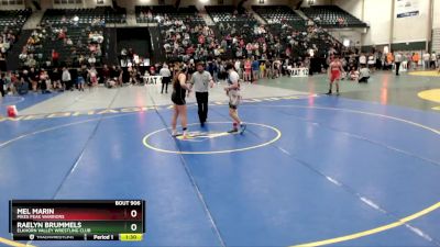 172-192 lbs Round 1 - Mel Marin, Pikes Peak Warriors vs Raelyn Brummels, Elkhorn Valley Wrestling Club