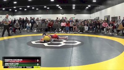 95 lbs Semis & 1st Wrestleback (8 Team) - Haedyn Cochran, Legacy National Team vs Greyson Cain, Indiana Outlaws