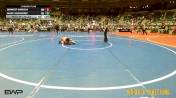 73 lbs Round Of 32 - Bennett Dawson, Raw Wrestling Club vs Marc Rodriguez, The Valley WC
