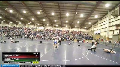 135 lbs Cons. Round 4 - Benson Storey, Cyprus vs Hyrum Dutson, Mountain View