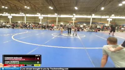 49A Cons. Round 3 - Connor Barajas, Mountain Man Wrestling Club vs Cash Roberts, Hawk Wrestling Club