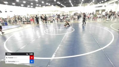 102 lbs Round Of 16 - Braiden Foster, Gold Rush Wrestling vs Collin Gonzalez, Dethrone WC